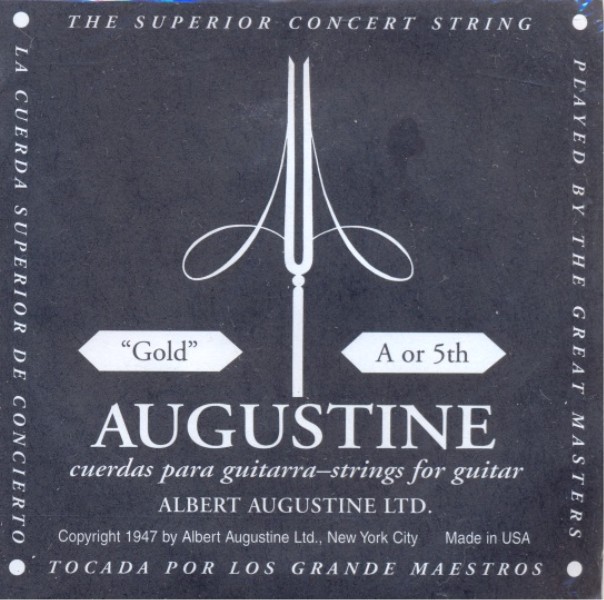 Augustine gold - A5 Einzelsaite, light tension
