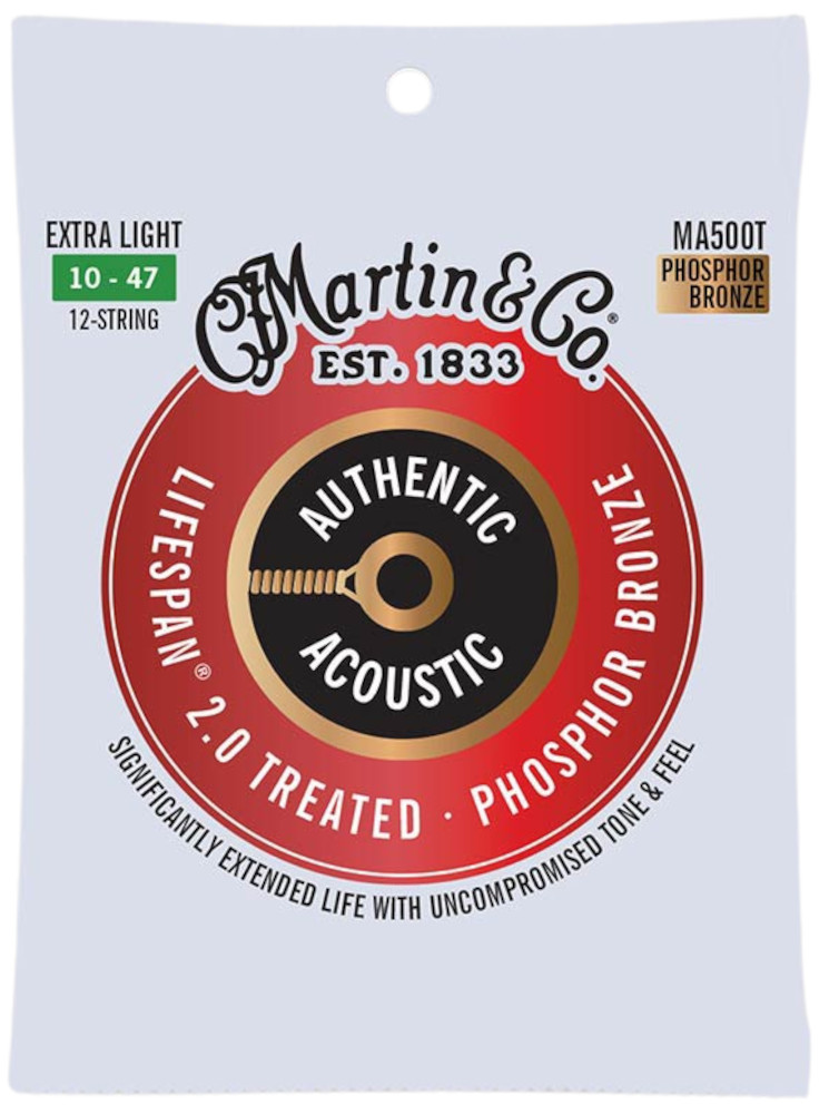 Martin MA500T - Lifespan 2.0 - Phosphor Bronze 12-string - extra light (010-047)