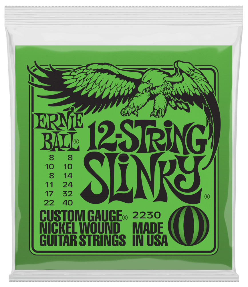 Ernie Ball 2230 12-string Slinky - custom (008-040)