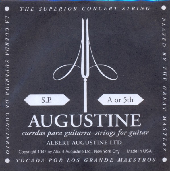 Augustine black - A5 Einzelsaite, light tension