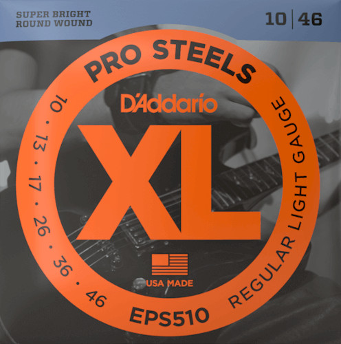 D'Addario EPS510 pro steels - regular light (010-046)