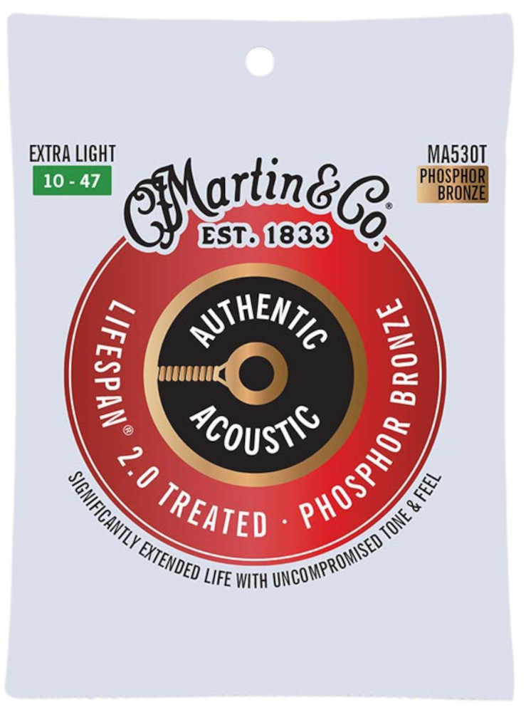 Martin MA530T - Lifespan 2.0 - Phosphor Bronze - extra light (010-047)