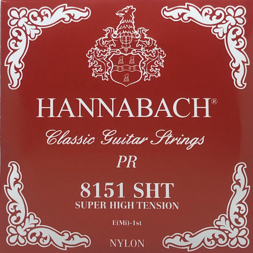 Hannabach 8151SHT - e1 - super high (rot)